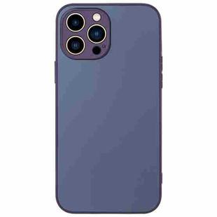 For iPhone 14 Pro Max AG Frosted Sweatproof Shockproof Phone Case(Purple)