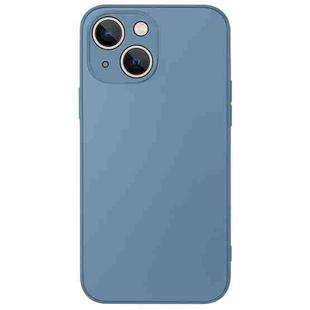 For iPhone 13 AG Frosted Sweatproof Shockproof Phone Case(Navy Blue)