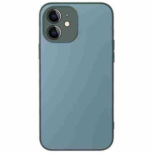 For iPhone 12 AG Frosted Sweatproof Shockproof Phone Case(Green)