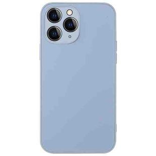 For iPhone 12 Pro Max AG Frosted Sweatproof Shockproof Phone Case(Sierra Blue)