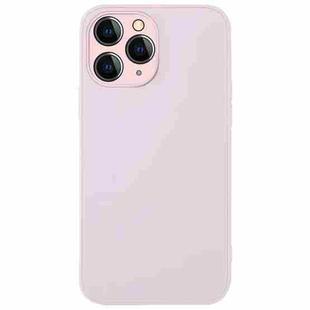 For iPhone 11 Pro Max AG Frosted Sweatproof Shockproof Phone Case(Pink)