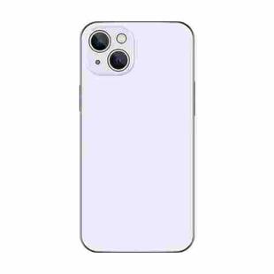 For iPhone 14 Electroplating AG Frosted Phone Case(White)