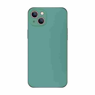 For iPhone 14 Plus Electroplating AG Frosted Phone Case(Green)