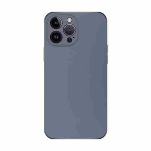 For iPhone 14 Pro Max Electroplating AG Frosted Phone Case(Grey)