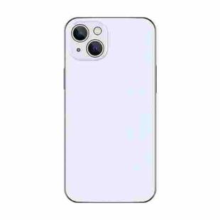 For iPhone 13 Electroplating AG Frosted Phone Case(White)