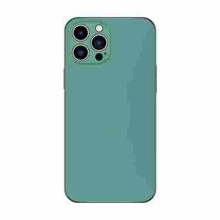 For iPhone 13 Pro Electroplating AG Frosted Phone Case(Green)