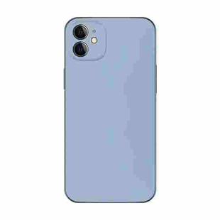 For iPhone 11 Electroplating AG Frosted Phone Case(Sierra Blue)