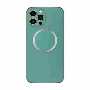 For iPhone 14 Pro Electroplating AG Frosted Magsafe Phone Case(Green)