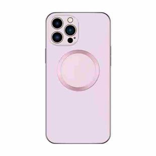 For iPhone 14 Pro Electroplating AG Frosted Magsafe Phone Case(Pink)