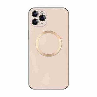 For iPhone 12 Pro Electroplating AG Frosted Magsafe Phone Case(Gold)