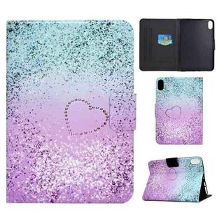 For iPad 10th Gen 10.9 2022 Electric Pressed Colored Drawing Smart Leather Tablet Case(Love Quicksand)