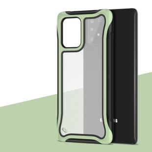 For Galaxy A91 Blade Series Transparent AcrylicProtective Case(Green)