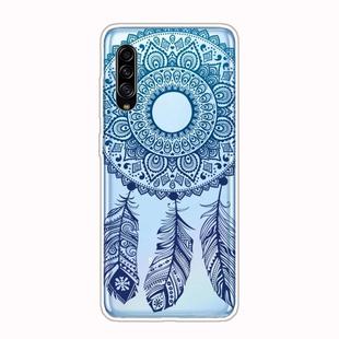 For Galaxy A90 5G Shockproof Painted Transparent TPU Protective Case(Dreamcatcher)