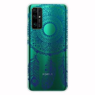 For Huawei Honor 30 Pro Shockproof Painted Transparent TPU Protective Case(Dreamcatcher)