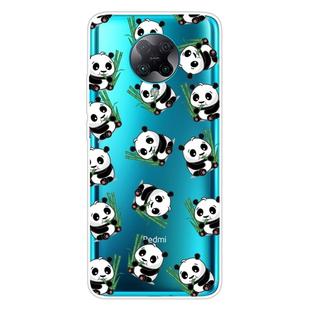 For Xiaomi Redmi K30 Pro Shockproof Painted Transparent TPU Protective Case(Panda)