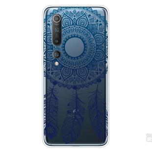 For Xiaomi Mi 10 5G Shockproof Painted Transparent TPU Protective Case(Dreamcatcher)
