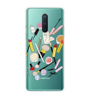 For OnePlus 8 Shockproof Painted Transparent TPU Protective Case(Cosmetic)