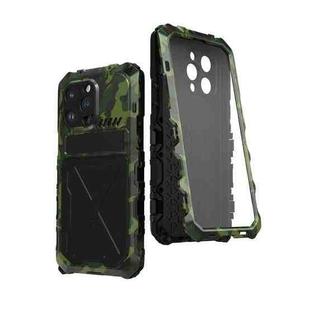 For iPhone 14 Plus R-JUST Life Waterproof Dustproof Shockproof Phone Case(Green)