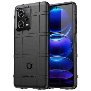 For Xiaomi Redmi Note 12 Pro 5G China Full Coverage Shockproof TPU Phone Case(Black)