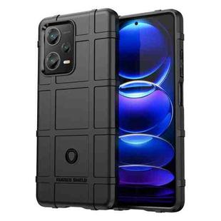 For Xiaomi Redmi Note 12 Pro+ China Full Coverage Shockproof TPU Phone Case(Black)