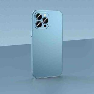 For iPhone 13 Pro Skin Feel Frosted Metal Phone Case(Blue)