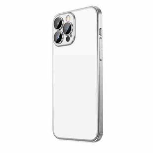 For iPhone 14 Pro Extremely Dazzling Frosted Electroplating Phone Case(Silver)