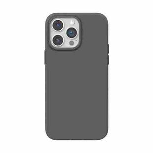 For iPhone 14 4D Invisible Frosted PC Phone Case(Black)