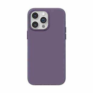 For iPhone 14 4D Invisible Frosted PC Phone Case(Purple)