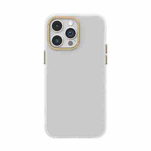 For iPhone 14 Plus 4D Invisible Frosted PC Phone Case(White)