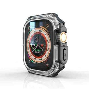 For Apple Watch Ultra 49mm / Ultra 2 49mm Double Color Armor Shockproof Case(Black)
