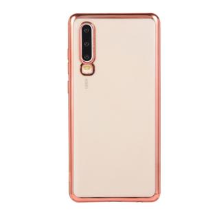 For Huawei P30 Electroplating TPU Protective Case(Rose Gold)