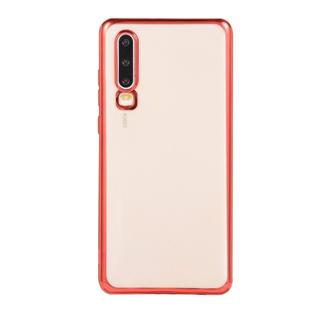 For Huawei P30 Electroplating TPU Protective Case(Red)