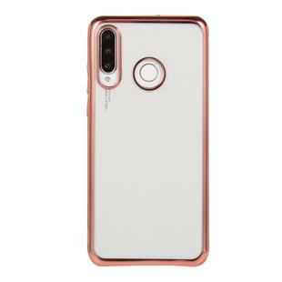 For Huawei P30 Lite Electroplating TPU Protective Case(Rose Gold)