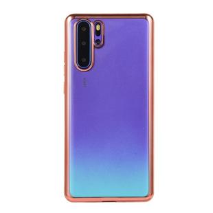 For Huawei P30 Pro Electroplating TPU Protective Case(Rose Gold)