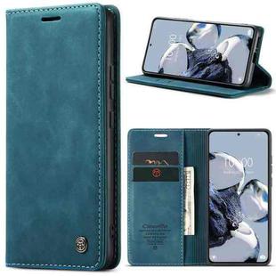 For Xiaomi 12T / 12T Pro CaseMe 013 Multifunctional Horizontal Flip Leather Phone Case(Blue)