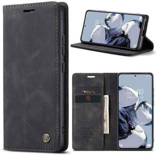 For Xiaomi 12T / 12T Pro CaseMe 013 Multifunctional Horizontal Flip Leather Phone Case(Black)