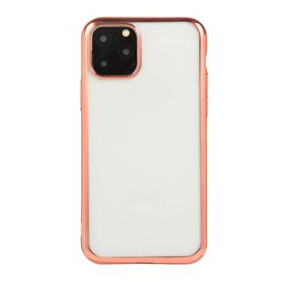 For iPhone 11 Pro Max Electroplating TPU Protective Case(Rose Gold)