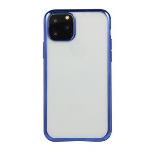 For iPhone 11 Pro Max Electroplating TPU Protective Case(Blue)