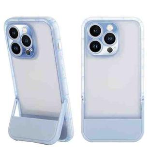 For iPhone 14 Plus Invisible Holder Phone Case(Sierra Blue)