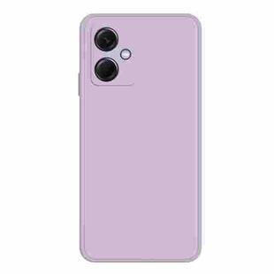 For Xiaomi Redmi Note 12 China Imitation Liquid Silicone Straight Edge Phone Case(Purple)