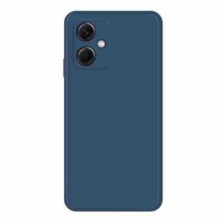 For Xiaomi Redmi Note 12 China Imitation Liquid Silicone Straight Edge Phone Case(Blue)