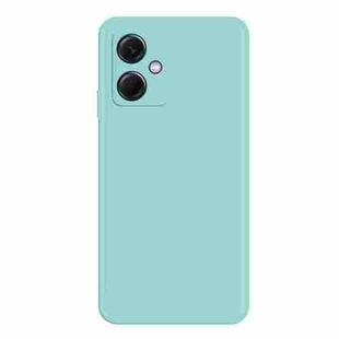 For Xiaomi Redmi Note 12 China Imitation Liquid Silicone Straight Edge Phone Case(Sky Blue)