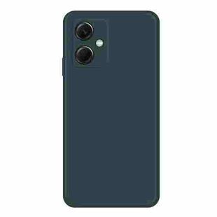 For Xiaomi Redmi Note 12 China Imitation Liquid Silicone Straight Edge Phone Case(Dark Green)