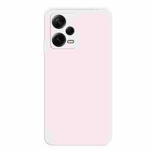 For Xiaomi Redmi Note 12 Pro+ China Imitation Liquid Silicone Straight Edge Phone Case(White)