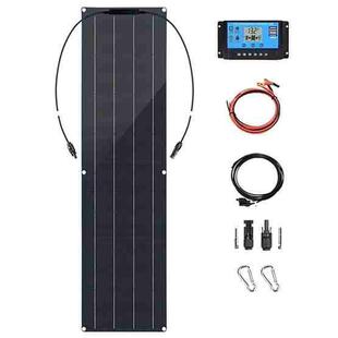 50W Single Board with 40A Controller PV System Solar Panel(Black)