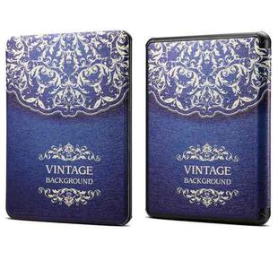 For Amazon Kindle 11th Gen 2022 6 inch Painted Voltage Leather Tablet Case(European Flower)