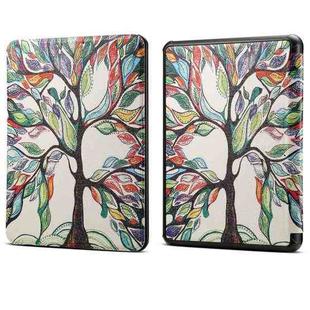 For Amazon Kindle 11th Gen 2022 6 inch Painted Voltage Leather Tablet Case(Miracle Tree)