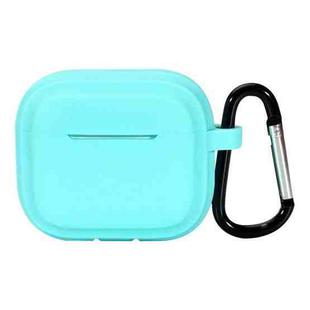 For AirPods Pro 2 Striped Shockproof Earphone Case(Mint Green)
