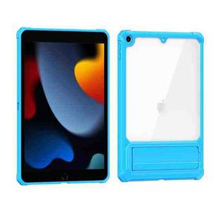 PC + TPU Tablet Case with Holder For iPad 10.2 2121 / 2020 / 2019(Blue)