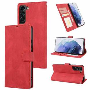 For Samsung Galaxy S23 5G Fantasy Classic Skin-feel Calfskin Texture PU Phone Case(Red)